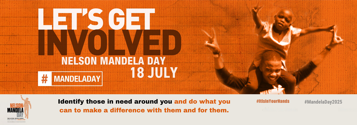 #MandelaDay2025 Website Banner 